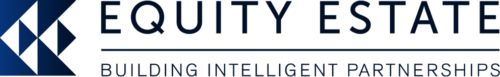 Equity Estate logo blauw