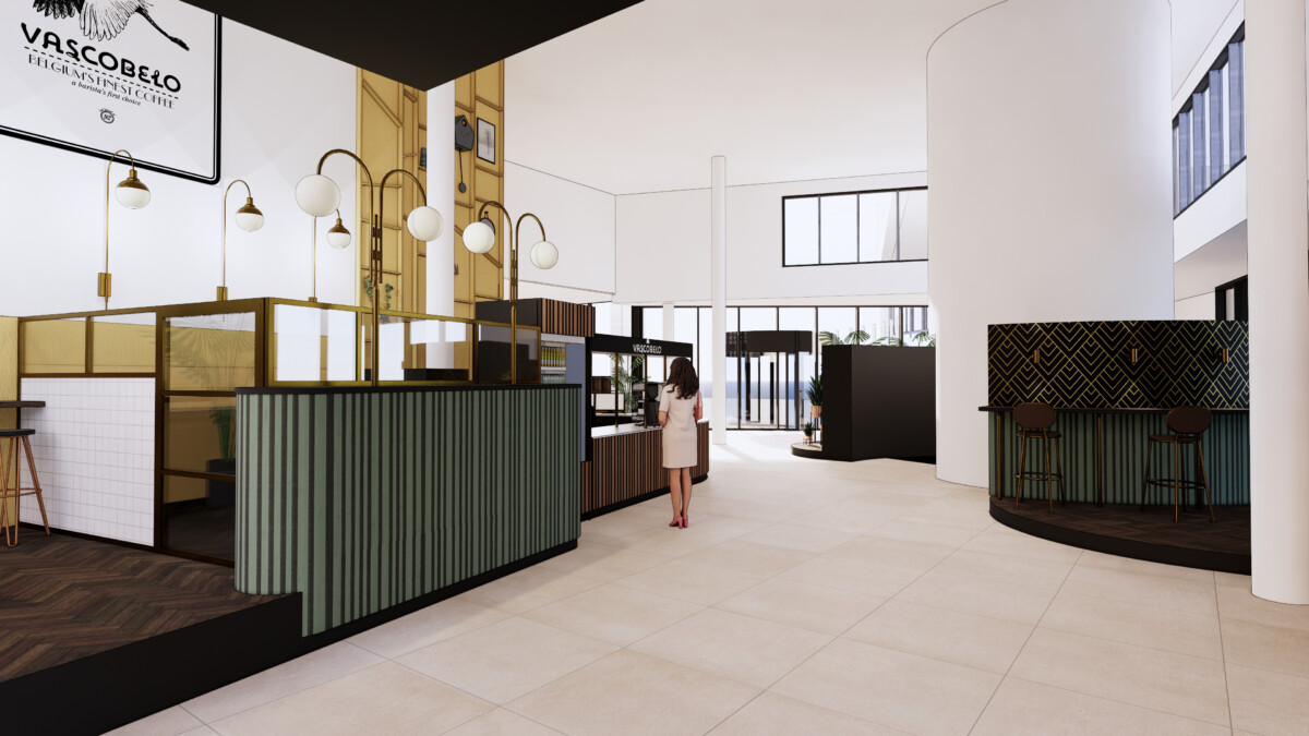 KOERS Whitewood Meeting Center Hercules Utrecht kantoren verbouwing renovatie transformatie koffiebar Vascobelo 2 HR