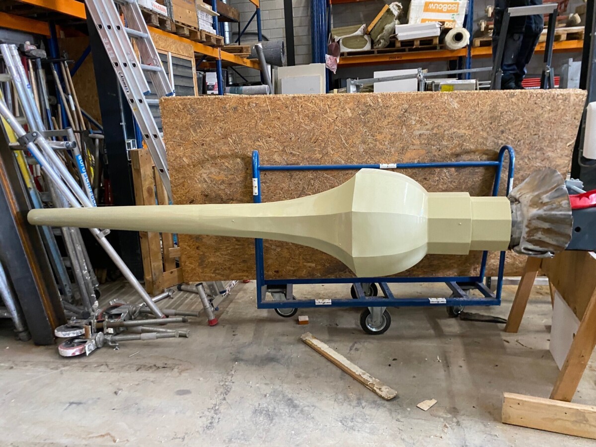 Pinakel in werkplaats
