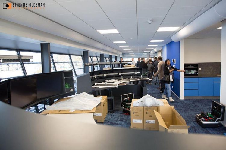 De prachtige nieuwe verkeerscentrale te Dordrecht