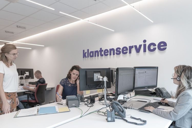 Onze eigen Klantenservice in uitvoering