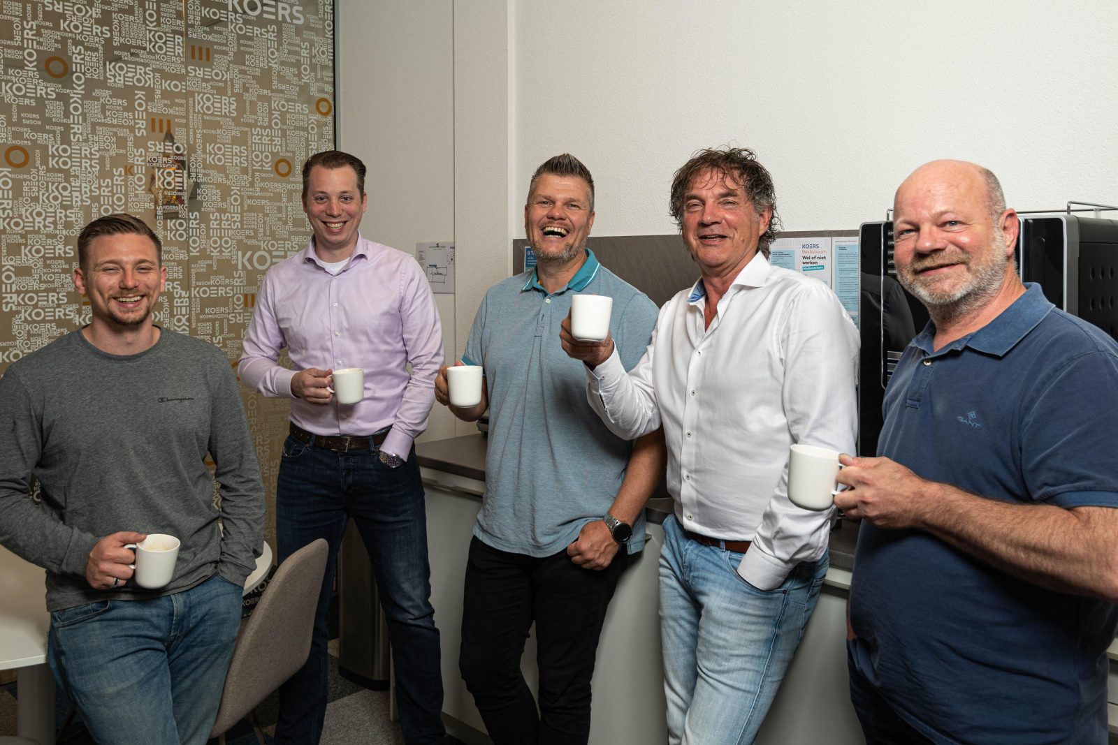 Team KOERS Waddinxveen: "Altijd tijd voor koffie met een lach."